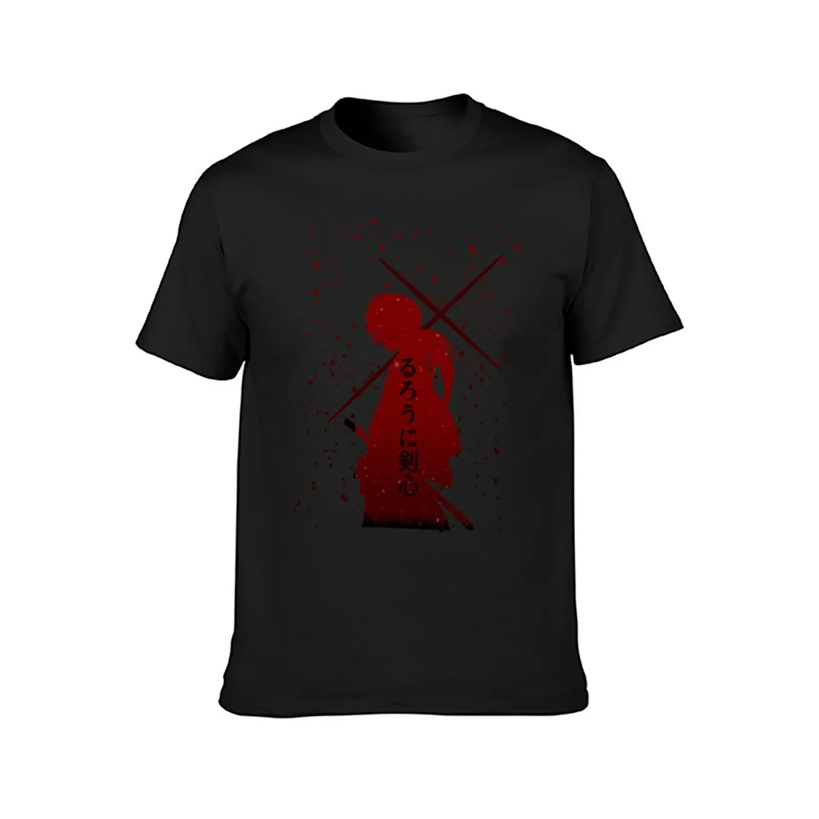 Rurouni Kenshin Samurai X Anime Battousai T-Shirt heavyweights graphics mens t shirts