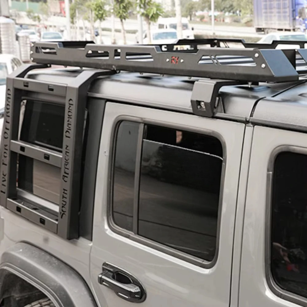 For Jeep Wrangler Jk 2007-2017 for Car Carrier Off-Road Modification Frame Alloy Thickened to Expand the Platform Roof Rack