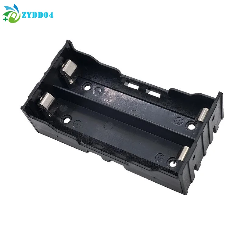 ●1Pcs 18650 Parallel Battery Box Shell 18650 Parallel 1/2/3/4 Slot Battery Holder Storage Box Case DIY Accessories