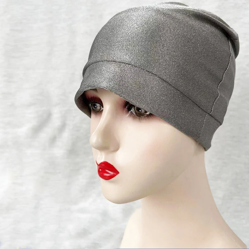 Unisex Anti Radiation Cap 100% Silver Fiber Mobile Phones EMF Protection Pullover Hat Electromagnetic Wave Shielding Beanies