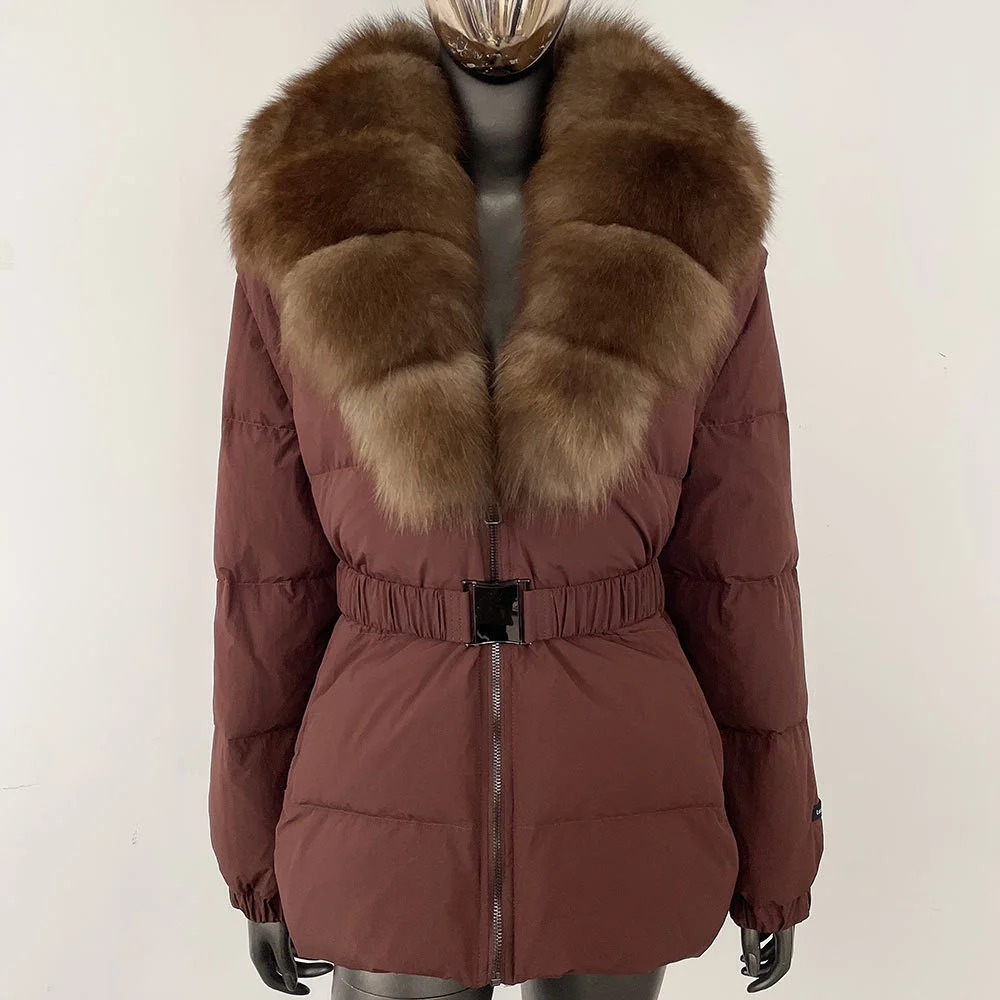 2025 المرأة الشتاء الفراء أسفل سترة حزام الفراء طوق مشد سترة نسائية القطن وسادة مبطنة y2k جديد جودة عالية معطف الصدرية #4