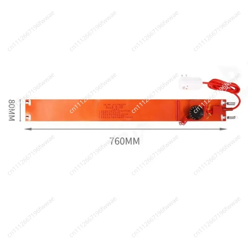 Silicone Heating Belt 5KG LPG Gas Cylinder - 760x80mm AC 220V 180W, 30-150℃ Adjustable Temperature with Leakage Protection