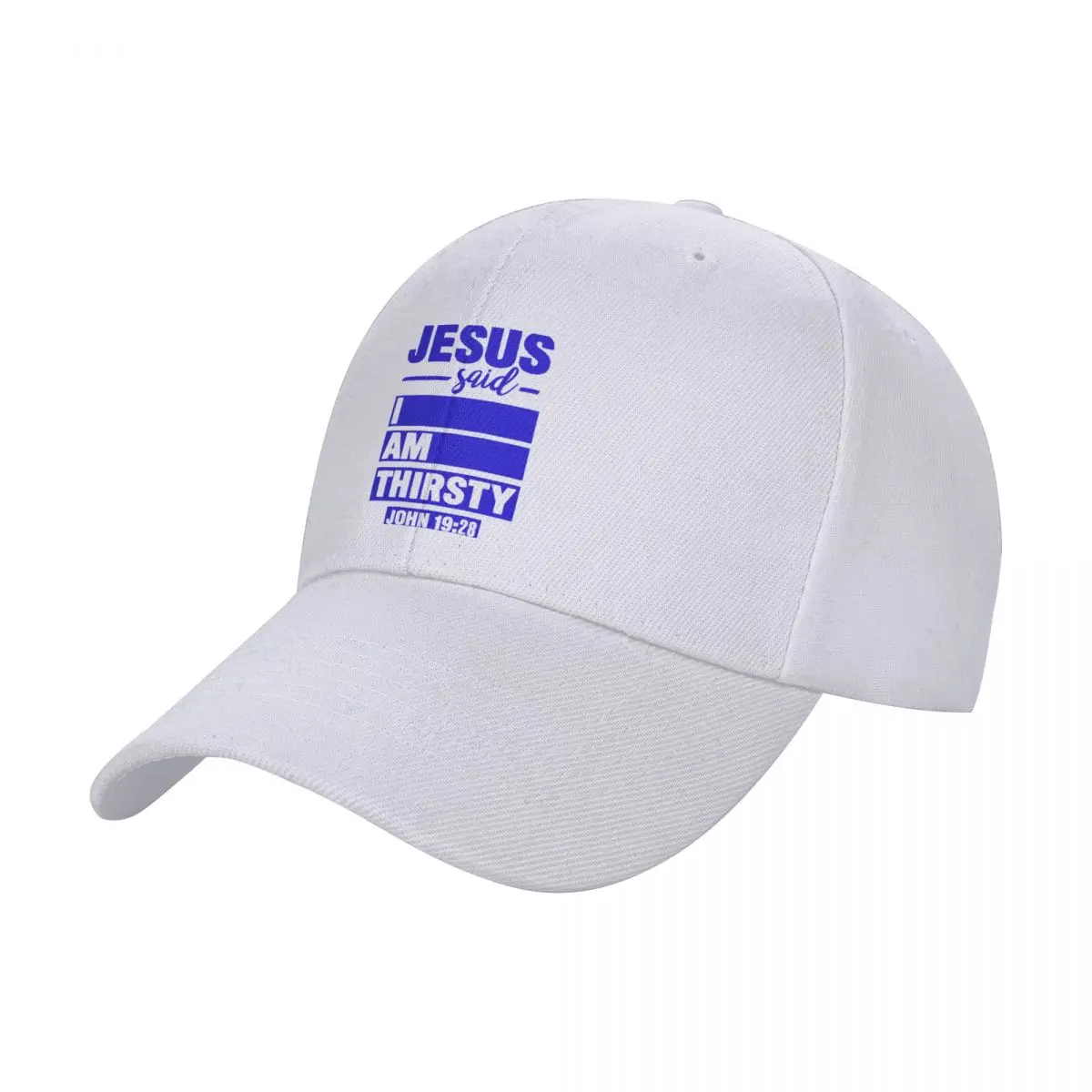 

John 19:28 Jesus Said I Am Thirsty Baseball Cap Golf Wear Visor Caps For Men Women's