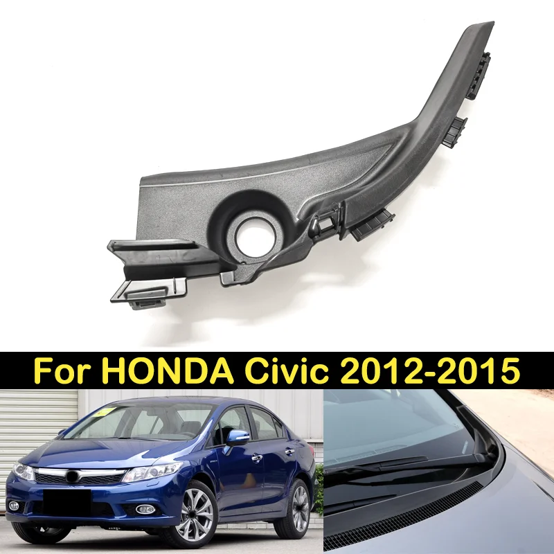 

DECHO Original For HONDA Civic 2012 2013 2014 2015 Car Front Windshield Wiper Side Trim Cover Water Deflector Cowl Plate