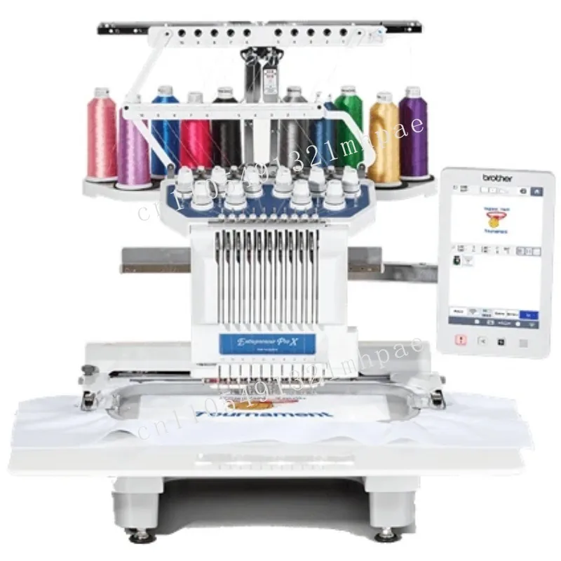 

205 New PR1055X 10 Needle Home Embroidery Machine, Direct Sales, Suitable for Building Materials Stores and Manufacturing Plants
