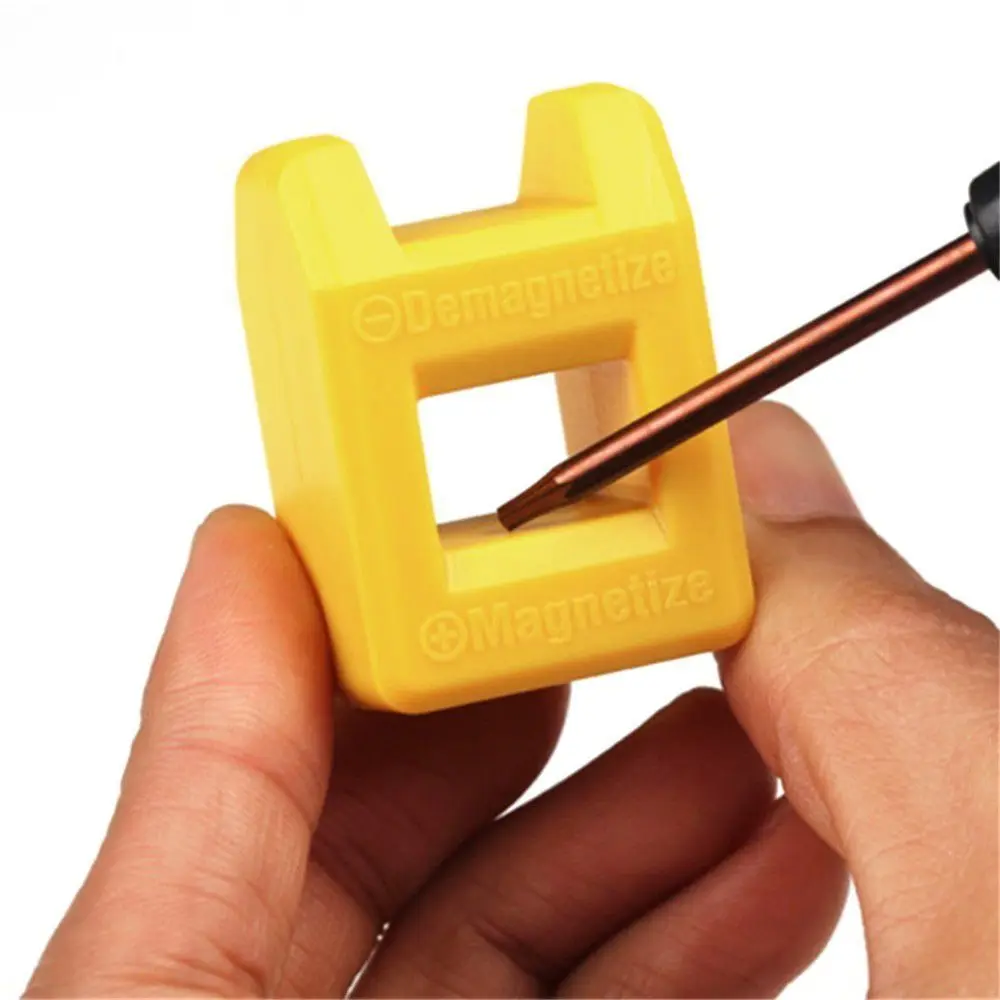 High Quality 2 In 1 Screwdriver Magnetic Screw Bit Universal Hand Tool Magnetizer Repair Tools Demagnetizer