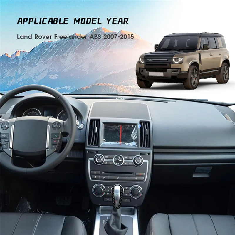 ABS Car Gear Shift Knob Cover For Land Rover Freelander 2 LR2 2007-2015 Interior Decoration Auto Accessories