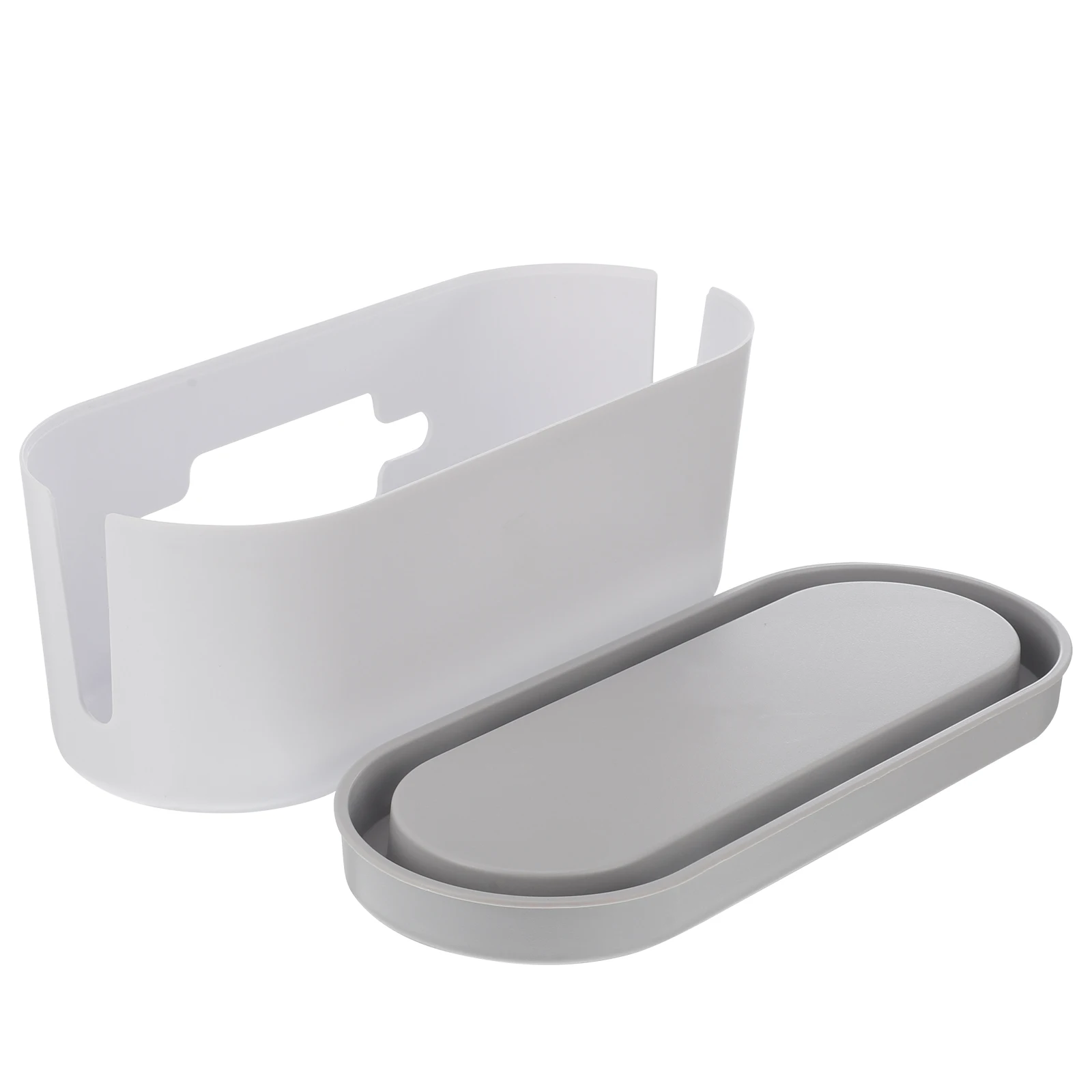 

1pc Plastic Cable Organizer For Power Strip Household Storage Container Lightweight Wire Management Box Large Opening Heat