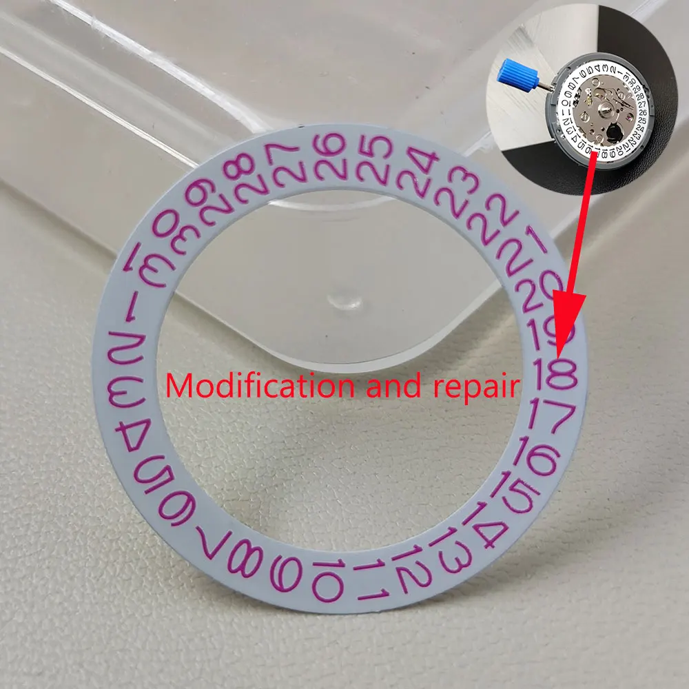 Watch movement replacement accessories calendar sticker date wheel installation 3 o'clock 3.8 o'clock 6.0 o'clock for NH35/NH36
