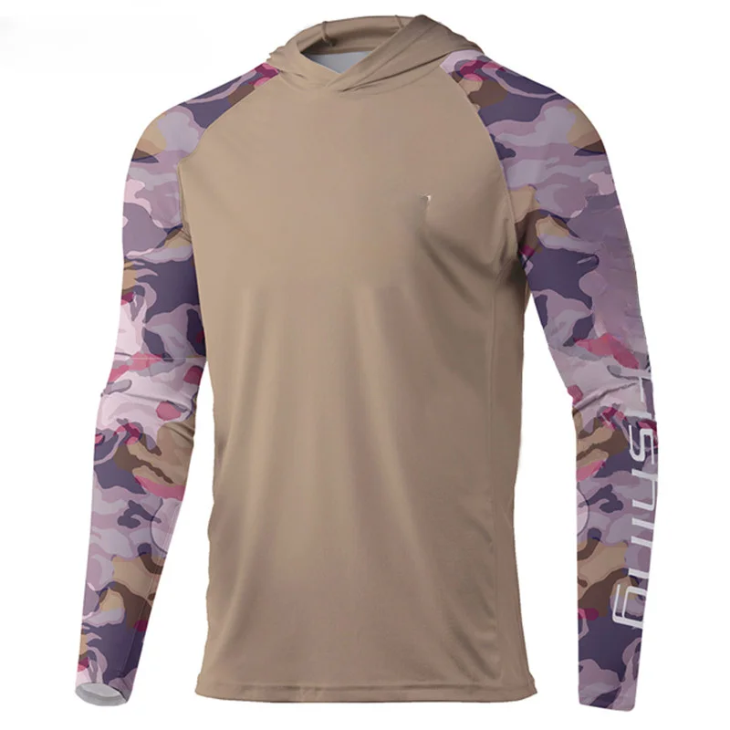 Imagem -03 - Pesca Masculina com Capuz Camisas Hoodie Tops Roupas de Alto Desempenho