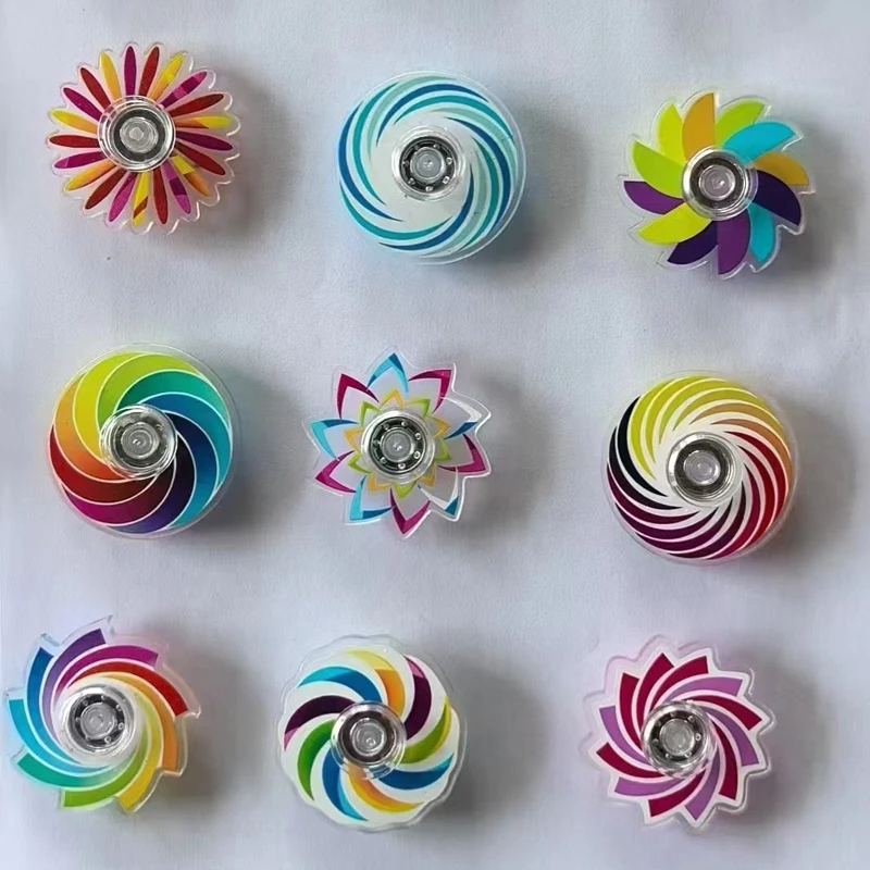 10PCS Fidget Spinners Bulk Ansia ADHD Giocattoli antistress Bomboniere Regali di compleanno per bambini Ragazzi Ragazze Premi in classe