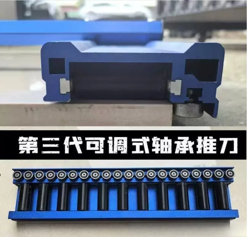 Adjustable Steel Bearing T-type Tile Cutter, Roller Wheel with Right Angle Locator, Manual Cutting Tool for Porcelain Tile