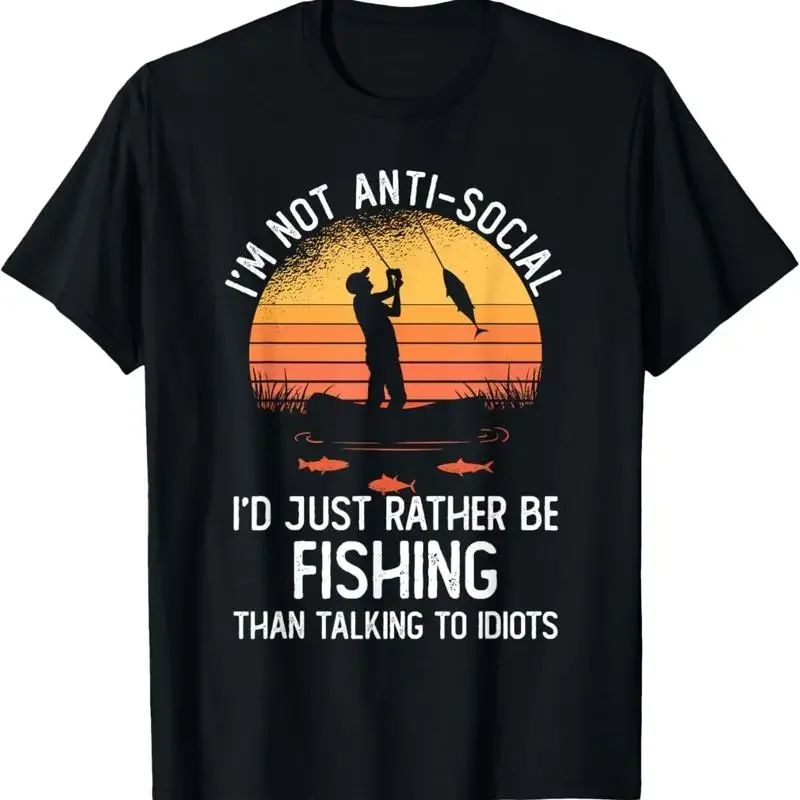 Fishing T Shirt I'D Rather Be Funny