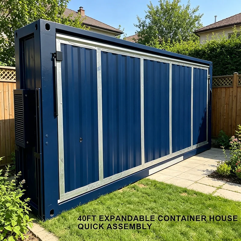 

Custom Foldable 20ft Container House Mobile Pet Shop Flower Kiosk Windproof Prefab Commercial Unit For Street Business