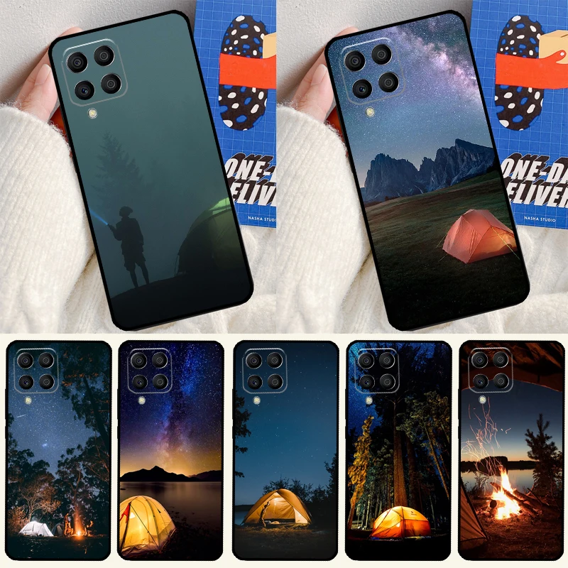 Camping Nature Mountain For Samsung Galaxy M31 M51 M33 M13 M23 M53 M15 M55 M14 M34 M54 M20 M30s M32 M52 Phone Case
