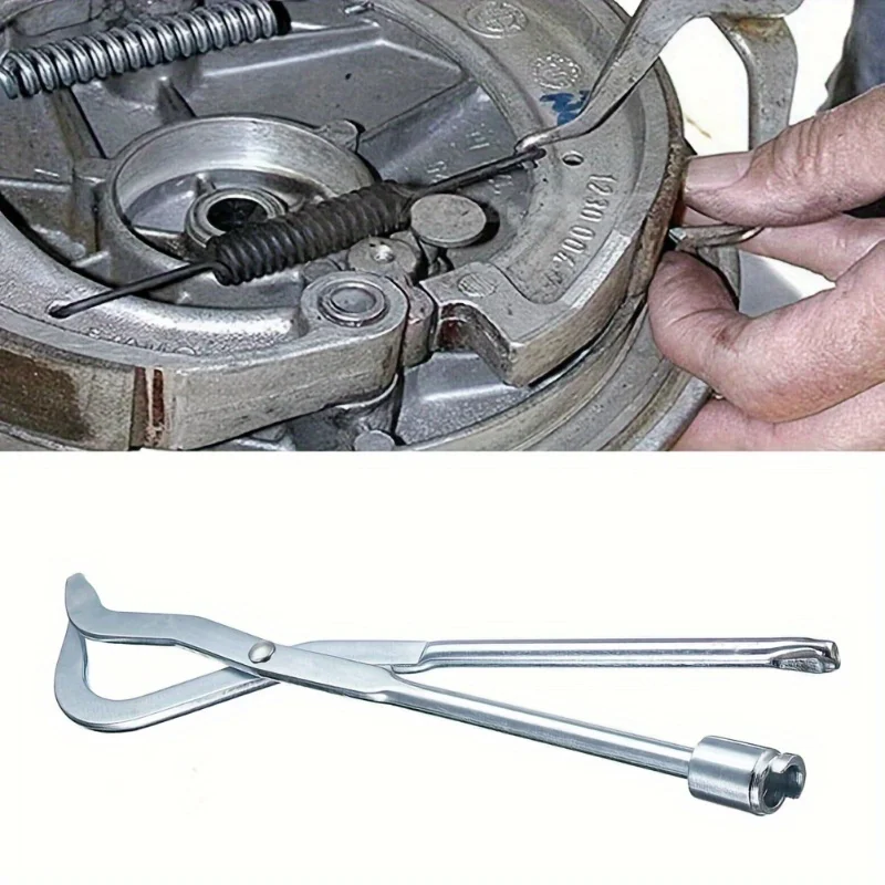 Drum Brake Spring Clamp, Disassembly and Assembly Drum Brake Adjustment and Maintenance Tool, Bottom Shoe Disassembly Tool