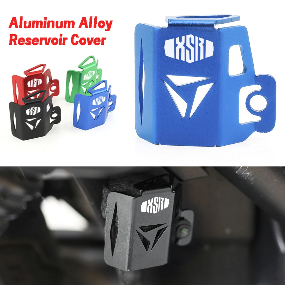 For YAMAHA XSR700 XSR900 XSR 700 XSR 900 2016-2022 Accessories Rear Brake Fluid Reservoir Guard Cover Protection Oil Cup Guard