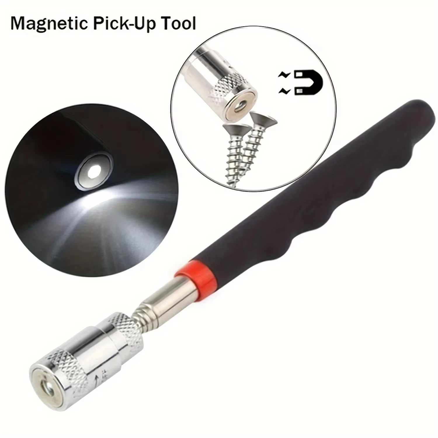 1 Stück ausziehbarer Pick-up-Stab, magnetischer Picker, tragbarer Mini-Teleskop-Magnetstift, Werkzeug zum Aufheben von Schrauben, Muttern und Bolzen