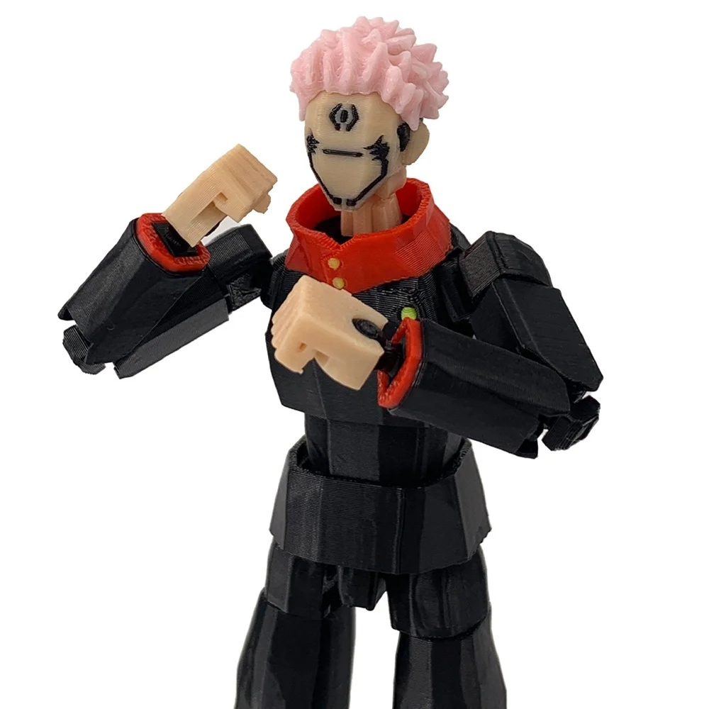 3d Printed Jujutsu Kaisen Ryomen Sukuna Anime Multi-Jointed Shapeshift Toys Action Figures Mannequin Model Ornaments Gifts