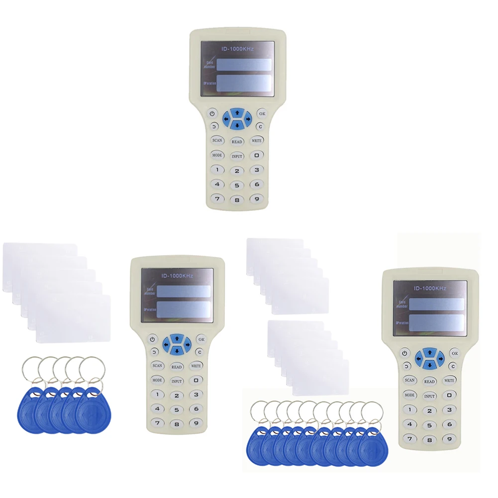 Lector de identificación RFID NFC IC frecuencia RFID Control de acceso duplicador de tarjetas grabador de tarjetas de cifrado copiadora de llaves inteligente