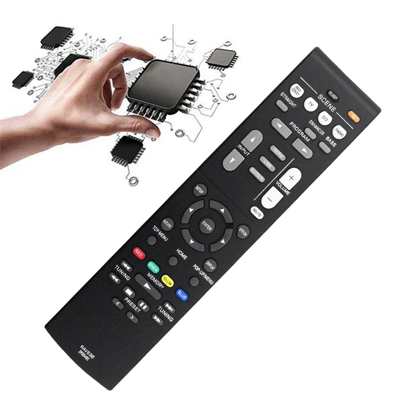 RAV532 ZP35480 Remote Control Replace For Yamaha AV Receiver RX-V379 RX-V383 RX-V383BL RXV379 RXV383 RXV383BL