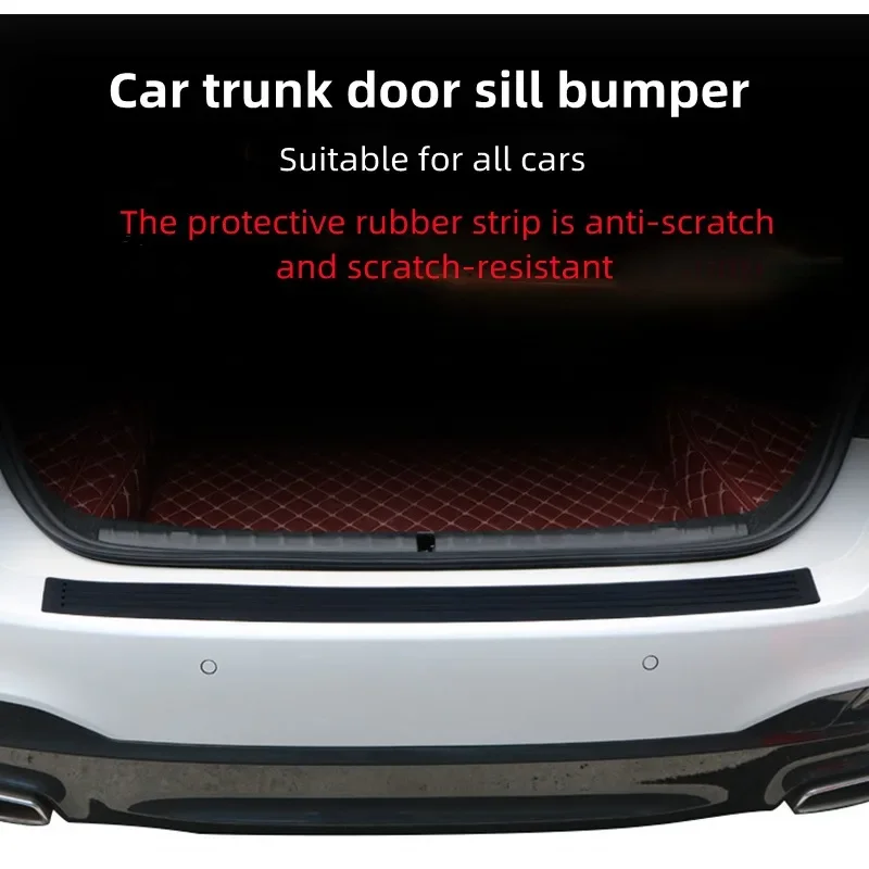Stamm Hinten Schutz Stoßstange Schutz Anti Scratch Auto Stamm Dekorative Matte Universal Tür Sill Dekorative Abdeckung Streifen Auto Styling – Detail 4