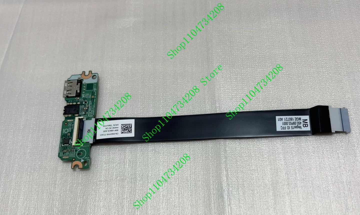 DB 0WVYY9 DELL Inspiron 3468 3467 3567 3568 노트북 USB 오디오 보드 (케이블 포함) 16A07-1 고품질