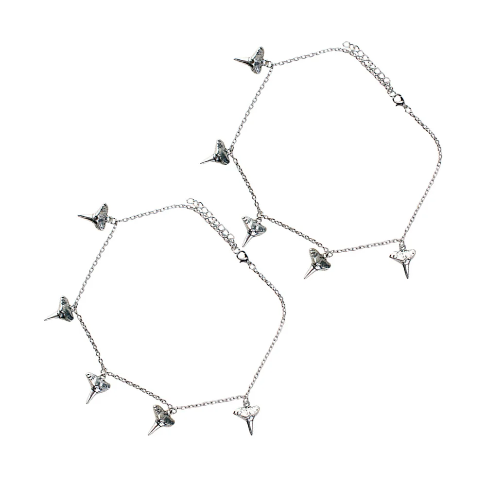 2 قطعة قلادة شكل الهيب هوب نمط سبيكة قلادة دائم كول الرجال النساء المجوهرات الشرير العصرية المختنق الإكسسوار