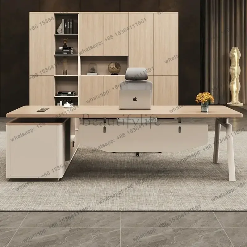 ld Decoration Study Office Desk Executive Modern Computer Display Design   Luxury Wooden Scrivania Commercial Furniture