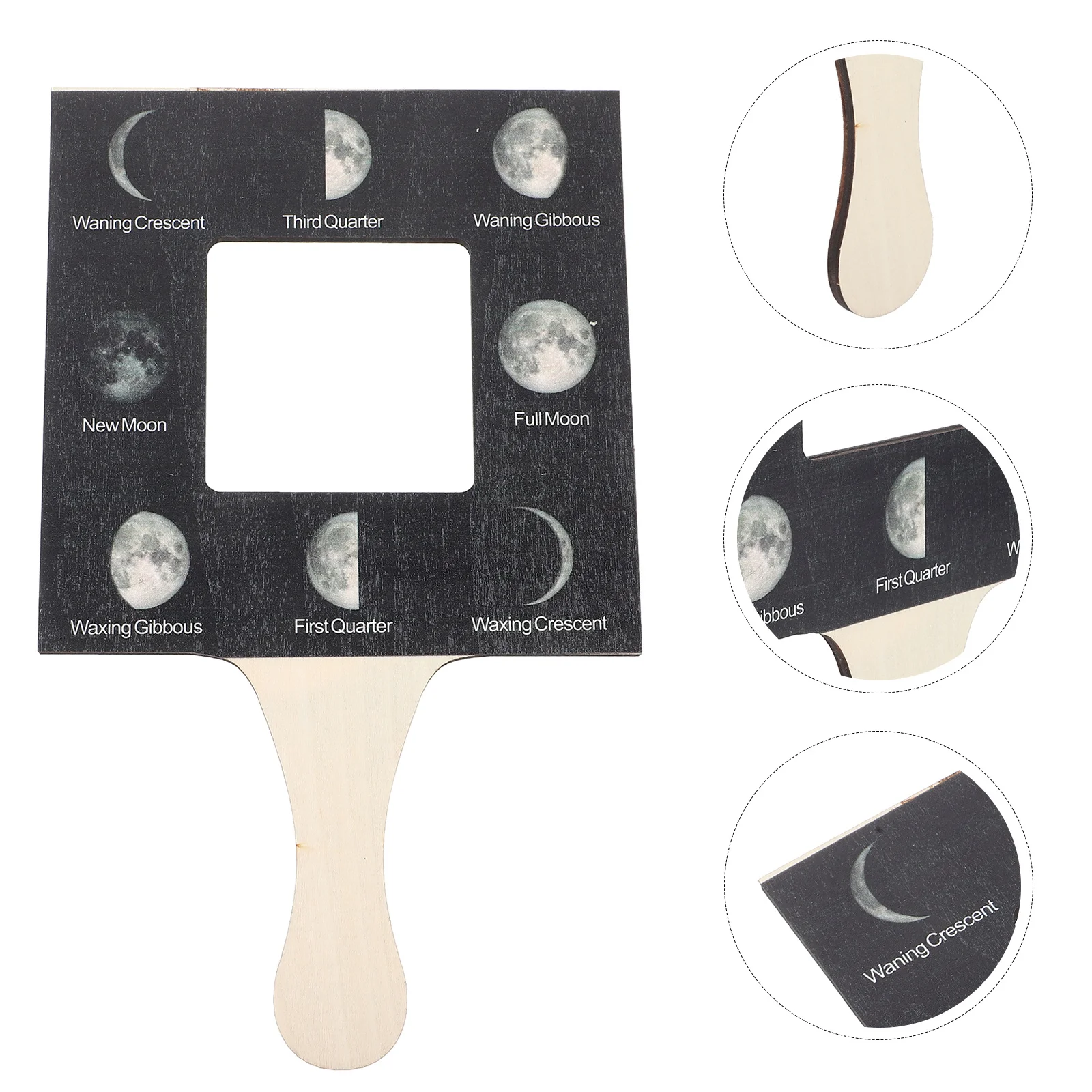 أداة تحديد هوية خارجية ثابتة بإطار محمول من الخشب لمراقبة استكشاف الطبيعة للأطفال #2