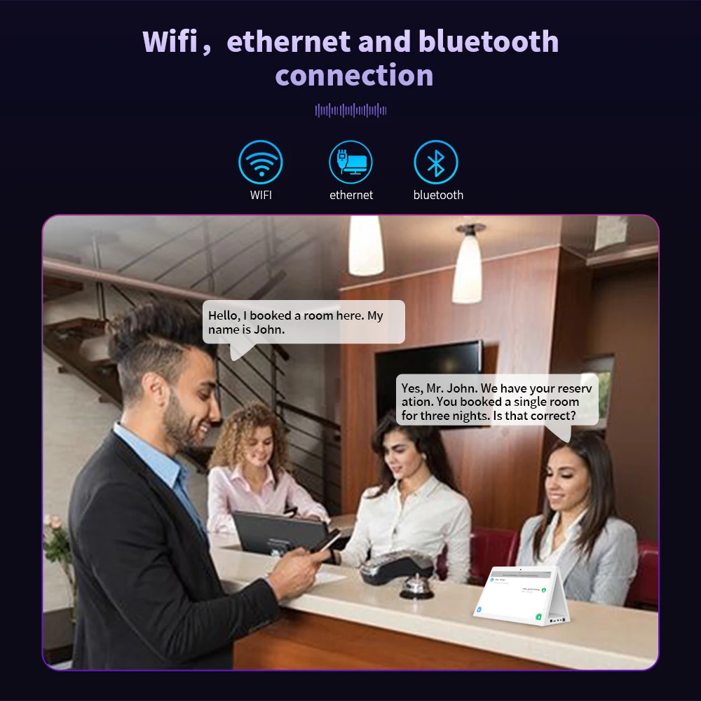 139 Language Online Translator Machine Ethernet Network Double Screen Translator Double Electronic Translator Machine