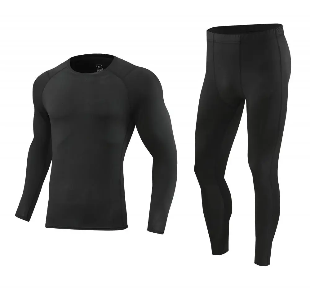 Men Bodybuilding Sportswear Clothes Fitness Suit Workout Pants Gym Muscle Elastic Compression Tights Skinny Running Tracksuit