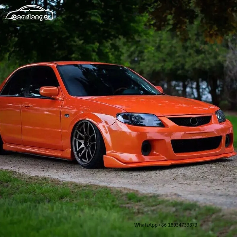 Hot Selling Items Auto Parts Car Body Kits ABS Material Front Bumper Suitable for Mazda 323 Car Bumpers