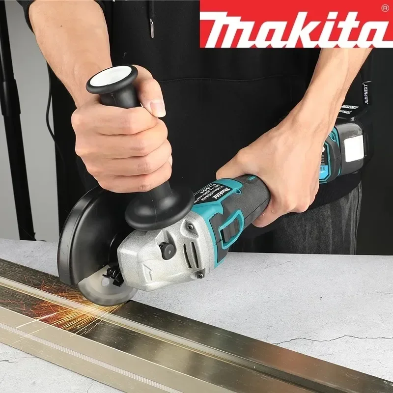 Makita 100mm Brushless Angle Grinder DGA404 Cordless Grinding Tool For Metal Surface Polishing And Masonry Cutting Works