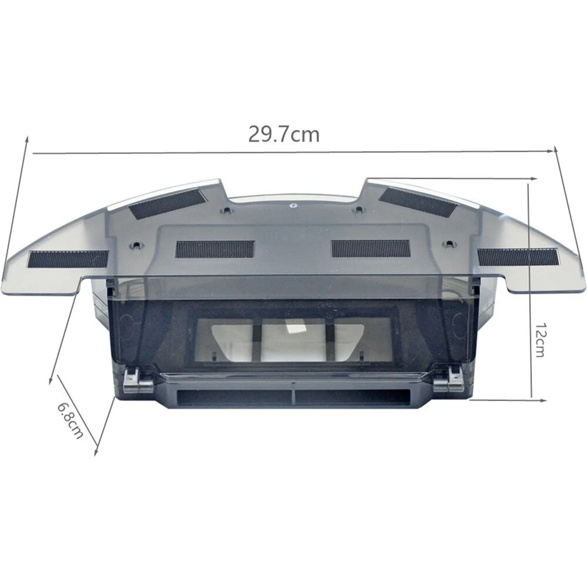 Caja de polvo de tanque de agua 2 en 1 para Proscenic M7 Max / Conga 999, accesorio de aspiradora Vital, tanque contenedor de polvo 2 en 1