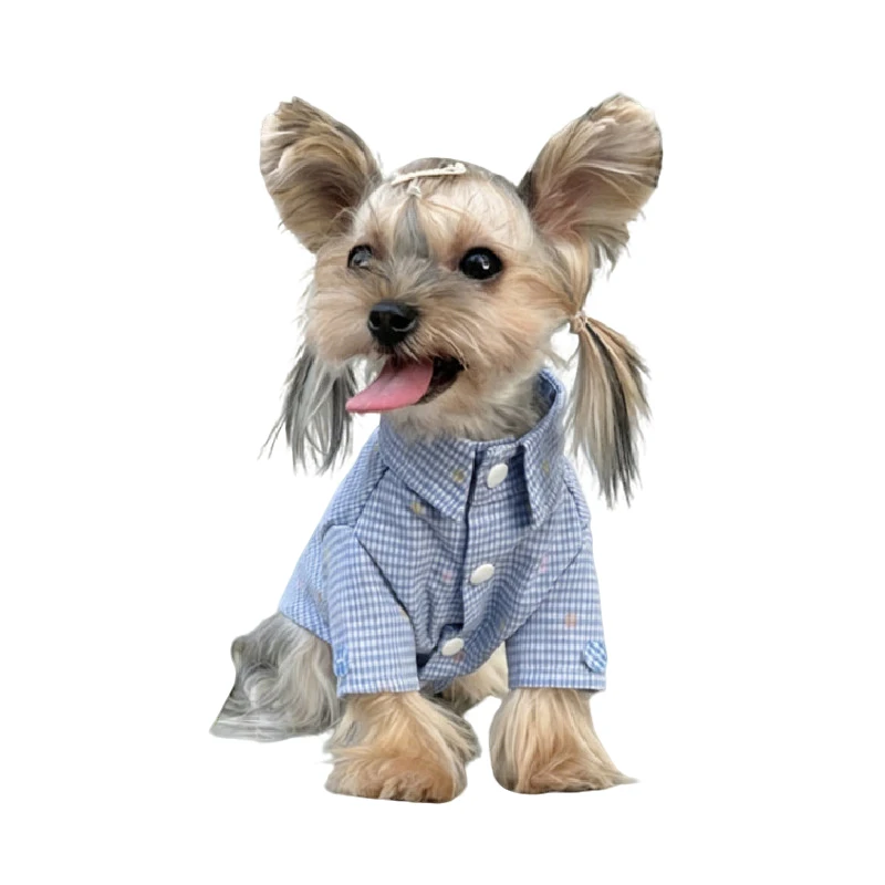 Small Dog Shirt Cat Clothes Chihuahua Yorkshire Terrier Shih Tzu Maltese Pomeranian Bichon Poodle Schnauzer Clothing Pet Apparel