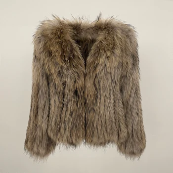 ז 'קט פרווה חם מדי יום אופנה דו צדדי מעובה נשים פרווה ארוגה ...