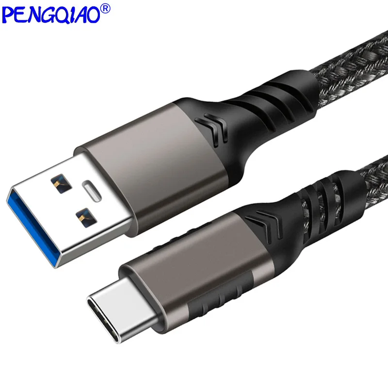 Usb3.2 10Gbps Type C Kabel Usb A Naar Type-C 3.2 Gegevensoverdracht Usb C Ssd Harde Schijf Kabel Pd 60W 3a Snel Opladen 3.0 Opladen Kabel