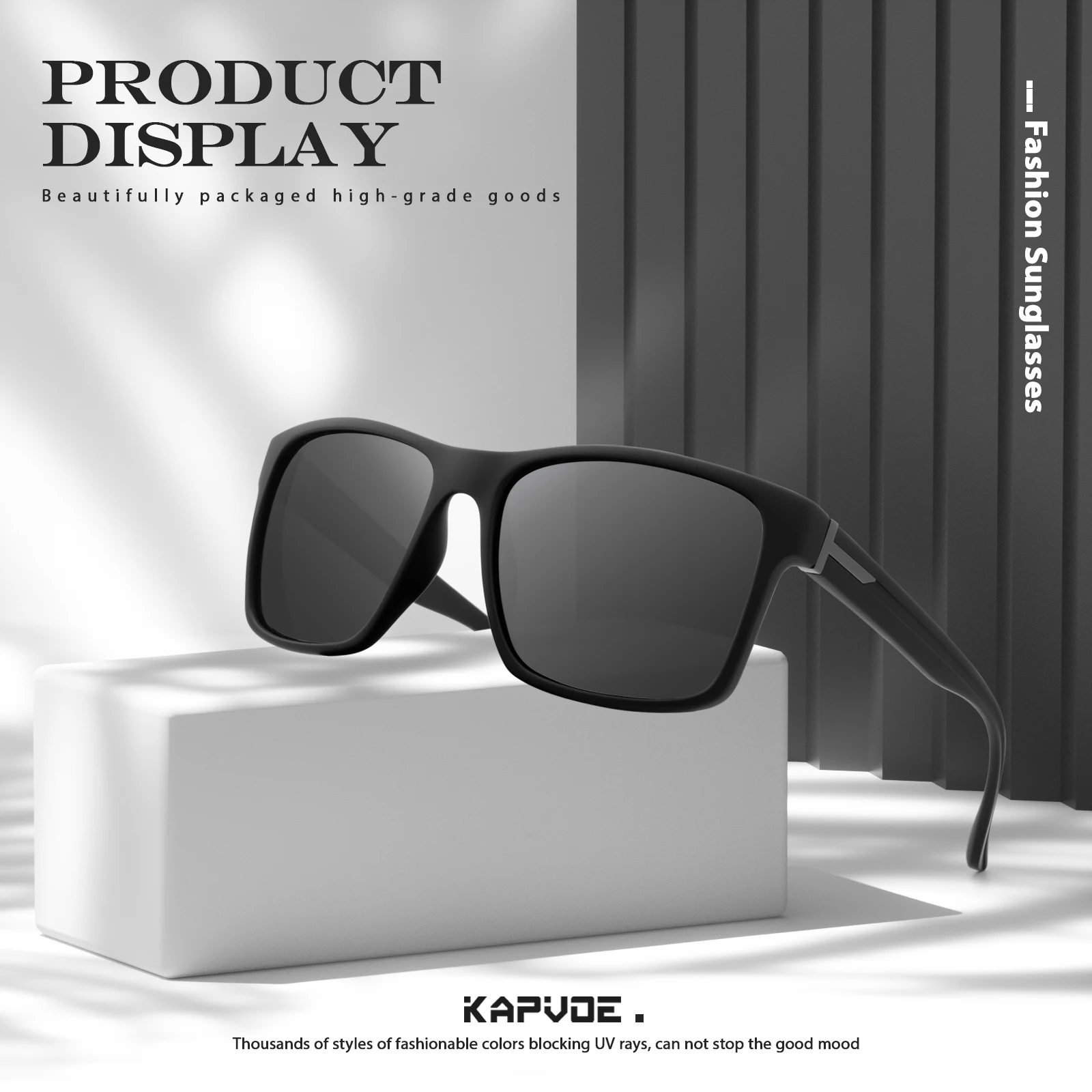 KAPVOE Mode Polarzied Sonnenbrille Outdoor Angeln Sonnenbrille UV400 Sport Brillen Männer MTB Radfahren Gläser Fahrrad Brille