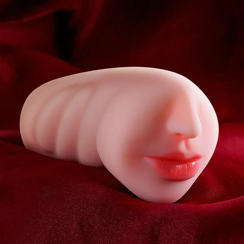 3D Realistic Deep Throat Male Masturbator Cup Silicone sex doll to man Blowjob Erotic Oral Sex Artificial Mouth Sex Toys for Men