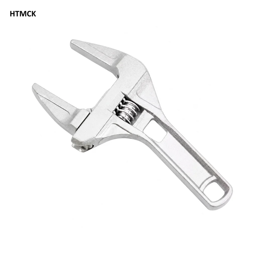Multifunctional Bathroom Wrench High Carbon Steel Short Handle Wrench Large Opening Faucet Sink Water Heating Installation Tool