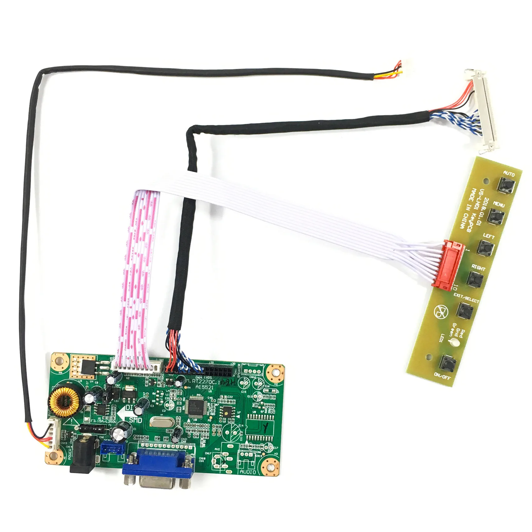 LCD VGA Controller Board, funciona para 10,4 "1024x768 G104XVN01.0