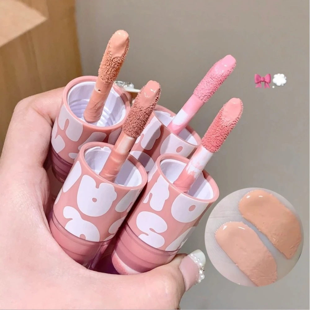 Fard à joues liquide rose Double tête, crème de maquillage Rouge joue, longue durée, imperméable, faible Saturation, mat, pêche, cosmétiques pour le visage