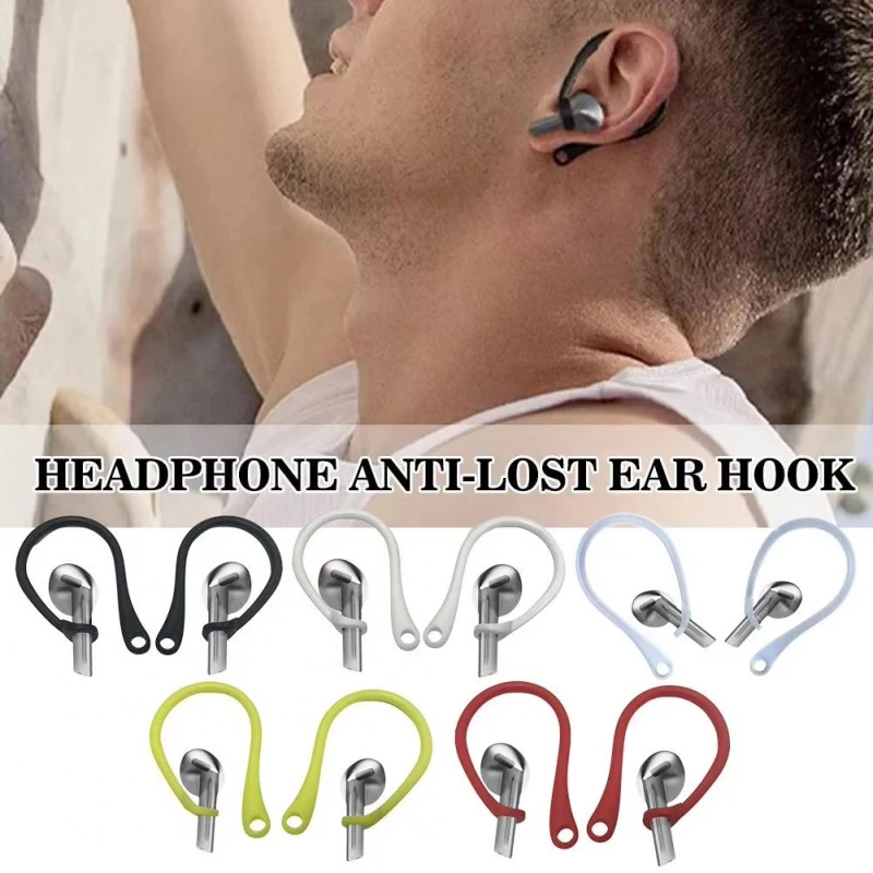 1-5 pares de auriculares Bluetooth con gancho de silicona para Airpods, clip de…