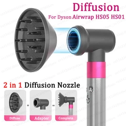 Hair Dryer Diffusion Nozzle For Dyson airwrap HS01 HS05 Diffuser Hairdryer Replacement Home Hair Dryer Diffuser Accessories