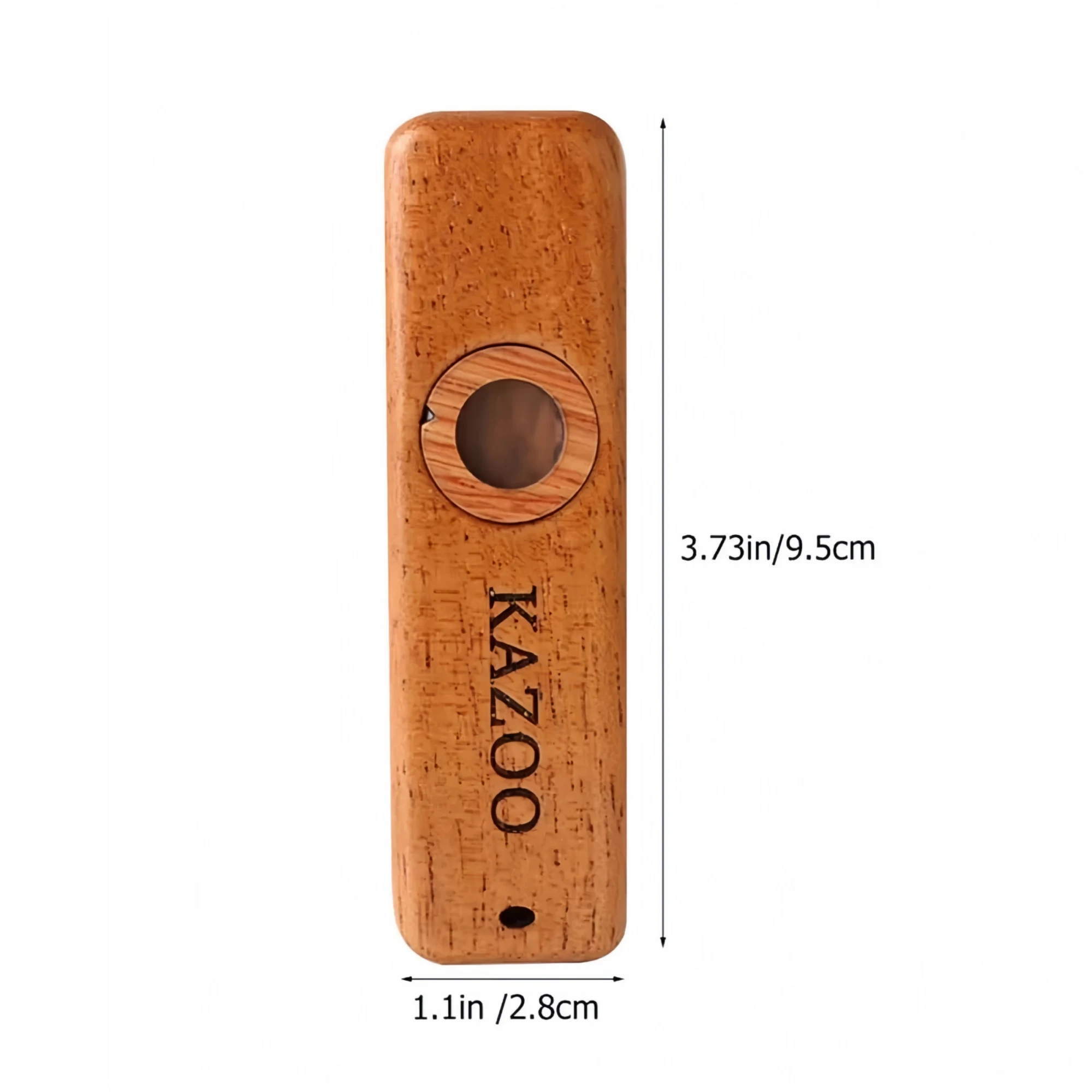 Miwayer Wooden Kazoo Woodwind Instrument Lightweight Portable for Kids Beginners Guitar Ukulele Accompaniment Practice