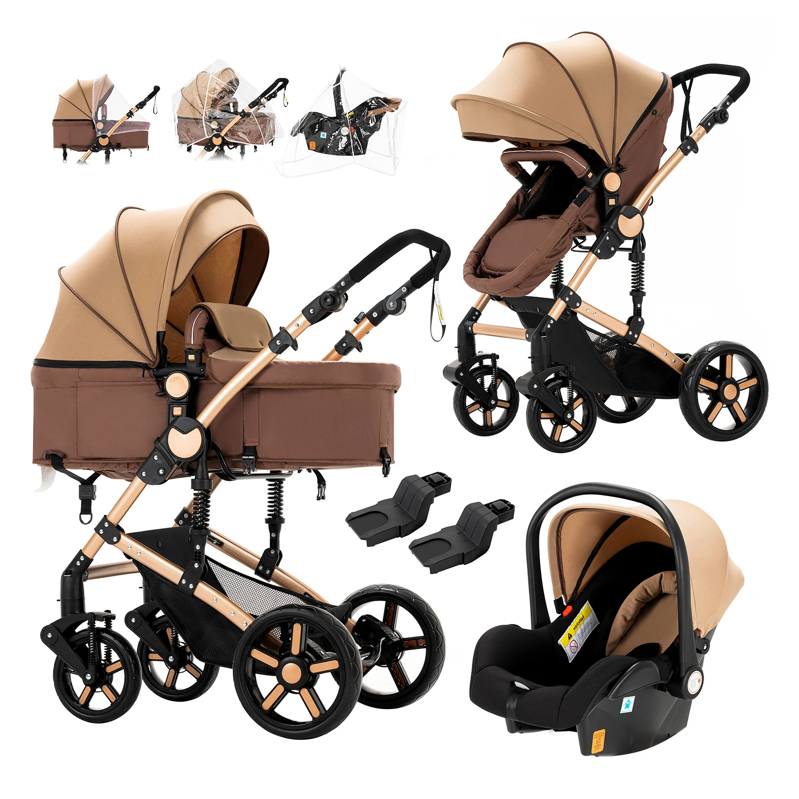 Lightweight strollers Baby stroller Stroller for baby Baby pram Baby carriage  Baby cars 3 in 1 stroller four wheel strollers