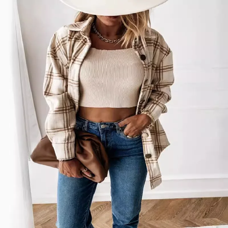 

Cheered Long Sved irt Jaet Commute Sle Women's Premium ort Outerwear PU Material Spring Season in Sto