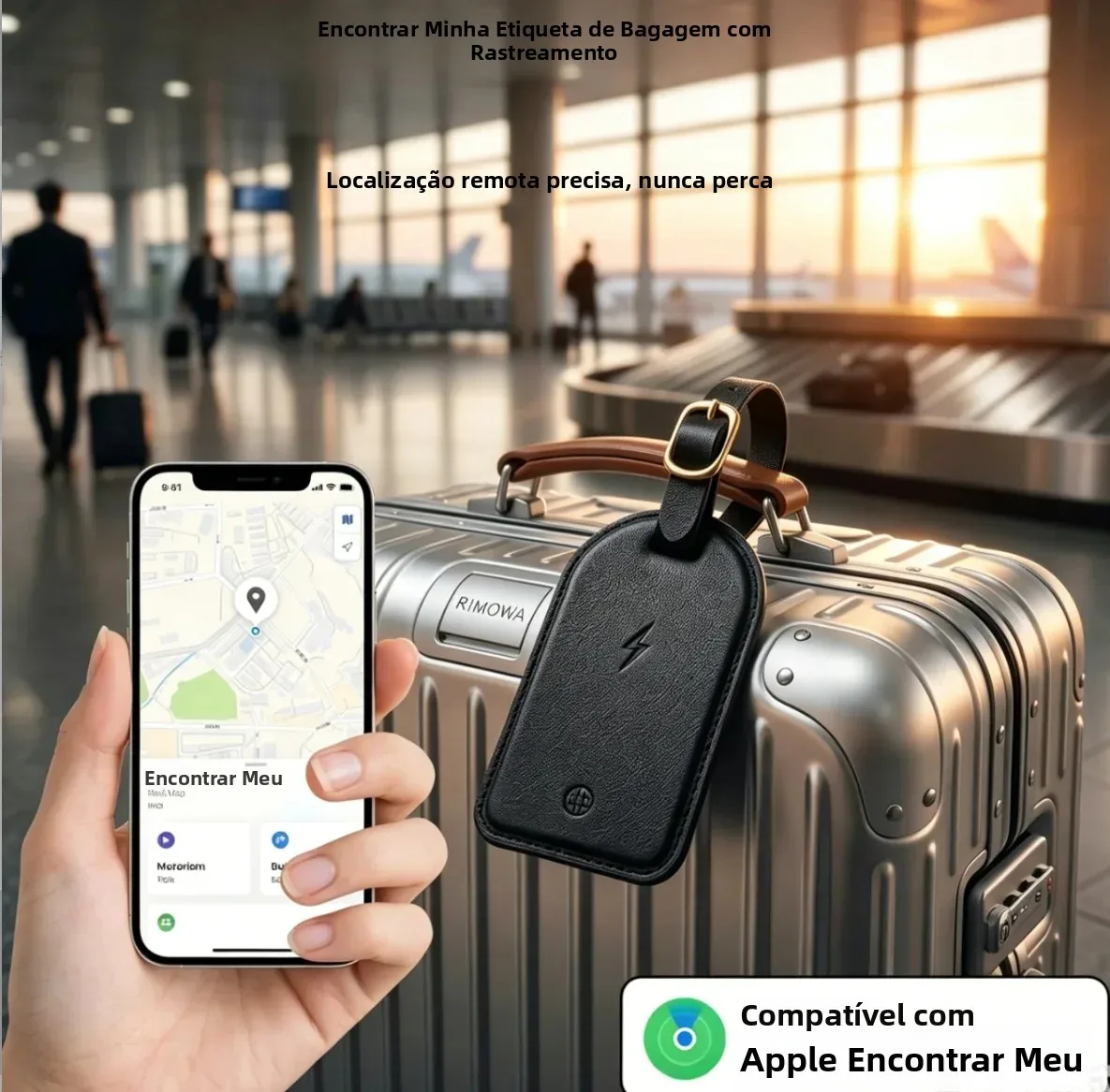 ホットワイヤレス充電スマートスーツケース紛失防止トラッカー荷物バッグ紛失防止トラッカーapple-find-my対応荷物タグロケーター