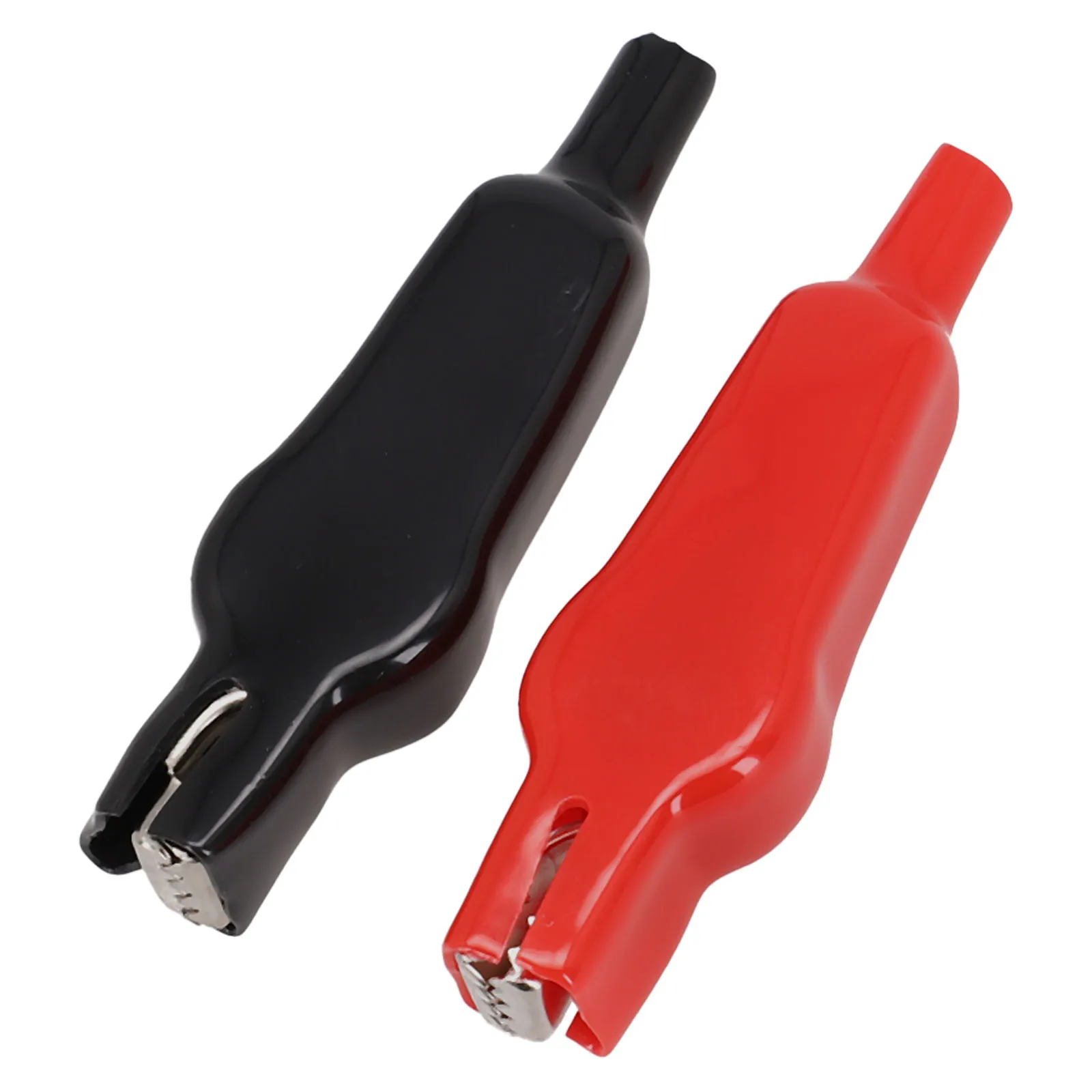 2 PCS 20A Sheathed Alligator Clips Electrical DIY Test Leads Alligator Double-Ended Crocodile Clips Electrical Jumper Wire